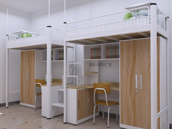 上床下空一体床
