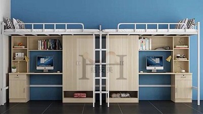 新疆订购865套校用公寓床出货