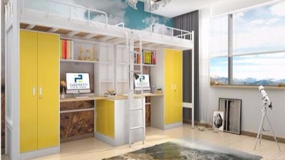 宿舍上下铺铁床设计重点